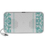 Sea green floral speaker