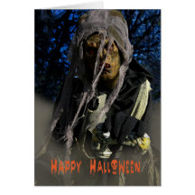 Sea Hag Halloween Greeting Card