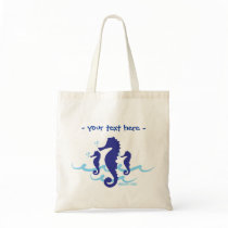 Sea Horse Organic Planet Reusable Canvas Bags