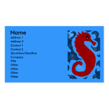 Sea Horse ride business cards