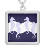 Sea Horses 2 Personalized Necklace