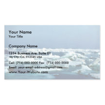 Sea Ice Off Arctic Refuge Coastal Plain Business Card Template