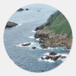Sea Lion Haulout at Sugarloaf Island Round Sticker