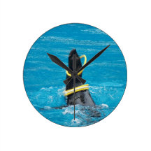 Sea Lion Wall Clock