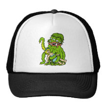 Sea Monster & The Girl Trucker's cap Mesh Hats