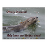 Sea Otter Anti-Pollution Postcard