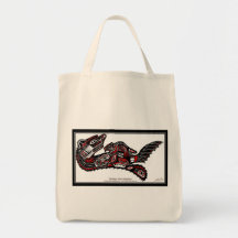 SEA OTTER & BABY (Haida Styled) Gift Range Bag