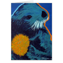 Sea Otter notecard