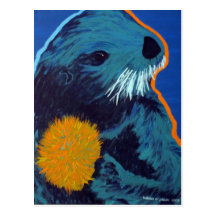 Sea Otter postcard