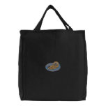 Sea Otter Pup Embroidered Tote Bag