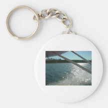 sea plane landing key chain