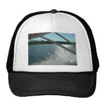 sea plane landing trucker hat