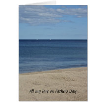 Sea, Sand and Sky Fathers Day Card