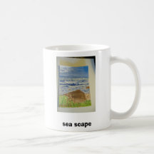 sea scape coffee mug