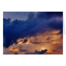 Sea scape. CustomNote Card.