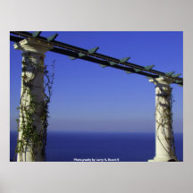 Sea Scape on Island of Capri Print