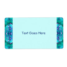 Sea Serpent Abstract Labels