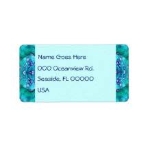 Sea Serpent Abstract Labels