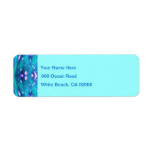 Sea Serpent Abstract Return Address Labels