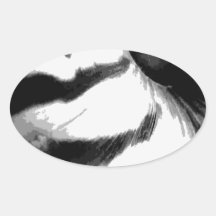 SEA-SHELL 2 OVAL STICKER