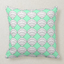 Sea Shell Print Pillows