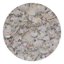 Sea shells Of sanibel Round Sticker