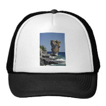 Sea stack, Flowerpot Island, Bruce Peninsula, Onta Trucker Hats