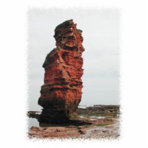 Sea Stack Rock. Ladram Bay, Devon. UK. Cut Outs