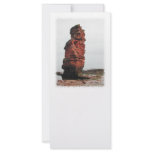 Sea Stack Rock. Ladram Bay, Devon. UK. Rack Card Design