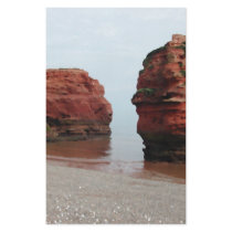 Sea Stack Rocks. Ladram Bay. Devon. UK. Flyer Design