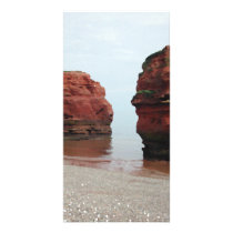 Sea Stack Rocks. Ladram Bay. Devon. UK. Photo Card Template