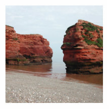 Sea Stack Rocks. Ladram Bay. Devon. UK. Photo Cutouts