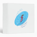 Sea Surfing 3 Ring Binders