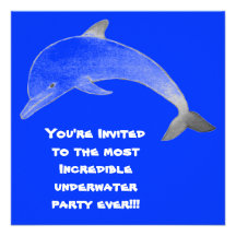 Sea theme Party Personalized Invite
