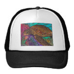 Sea Turtle Art...awesome stained glass style! Mesh Hat