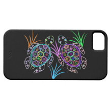 Sea Turtle Glow iPhone 5 Case