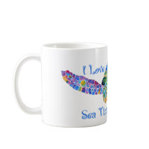 Sea Turtle Love a Turtle Mugs