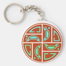 Sea Turtle Moon Cycle Keychain
