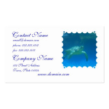 Sea Turtle Swim  Business Cards