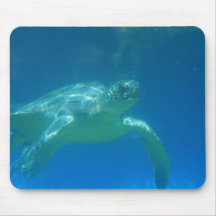 Sea Turtle Swim Mouse Pad