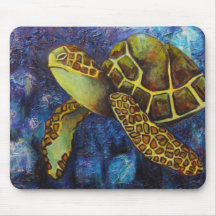 Sea Turtle, Texture Art Products Mousepad