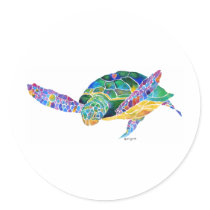 Sea Turtles from the Ocean Sticker