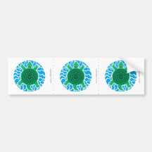 Sea Turtles, Recycling Bumper Sticker