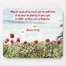 'Sea View (Christian)' Mousepad