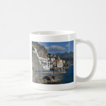 Sea view of village Atrani Mug