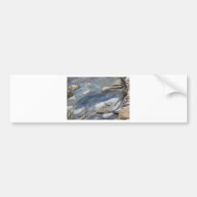 Sea-washed rocks bumper stickers