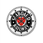 Seaboard Air Line Railway Heart Logo Wall Clock