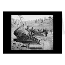 Seacoast Mortars at Yorktown, VA 1862 Greeting Card