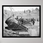 Seacoast Mortars at Yorktown, VA 1862