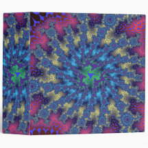 Seafoam Fractal Burst Binder
